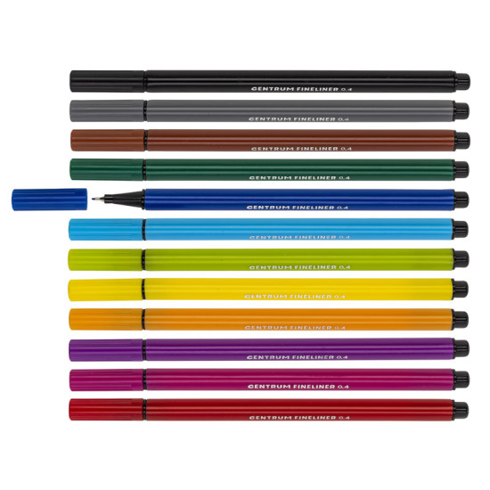 SET OF 12 FINELINERS