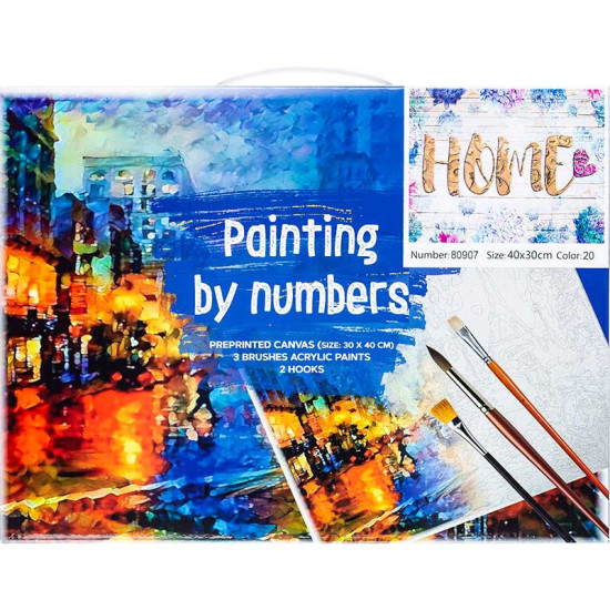 PAINTING BY NUMBER SET