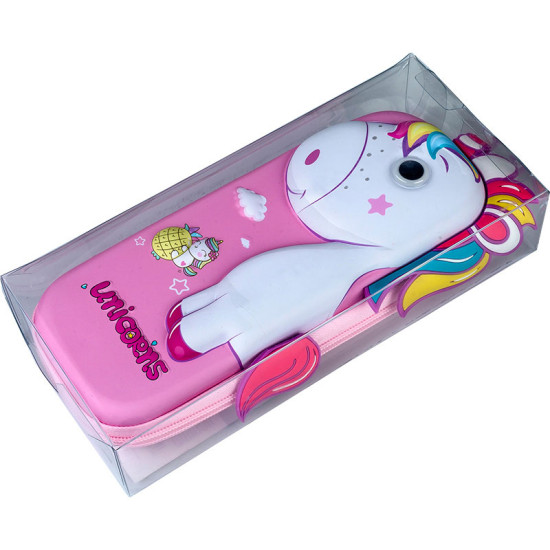 3D EVA PENCIL CASE “WIGGLY EYES UNICORN”