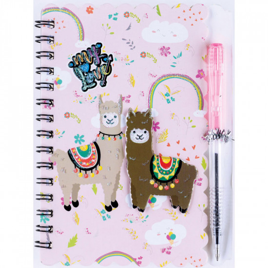 DOUBLE SPIRAL NOTE BOOK “I LOVE LAMA”