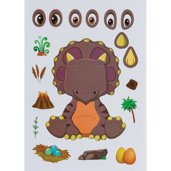 DECORATION STICKERS SET “MAKE YOUR DINO” DECORATION STICKERS SET “MAKE YOUR DINO”