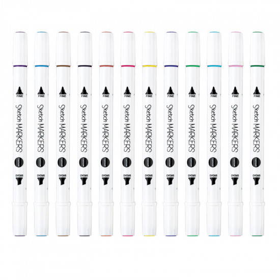 DUAL-TIP SKETCH MARKERS
